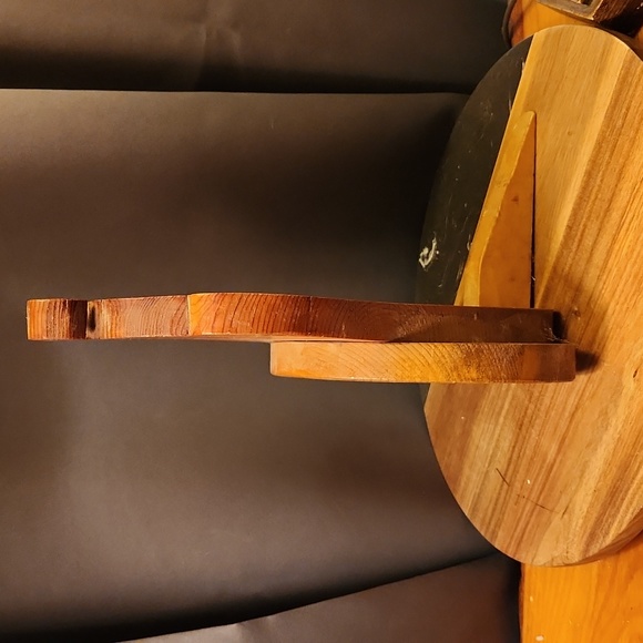 Vintage Wooden Dog Doorstop 7" x 11"Handcrafted 1990s - Picture 4 of 6